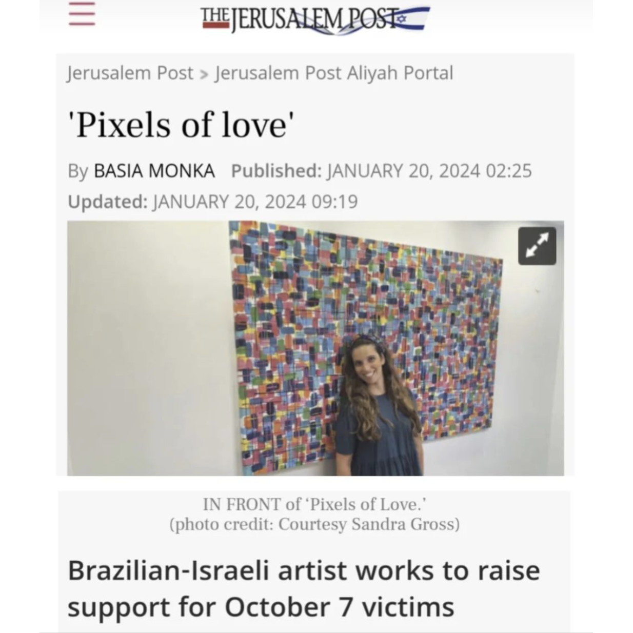 Jerusalem Post Interview