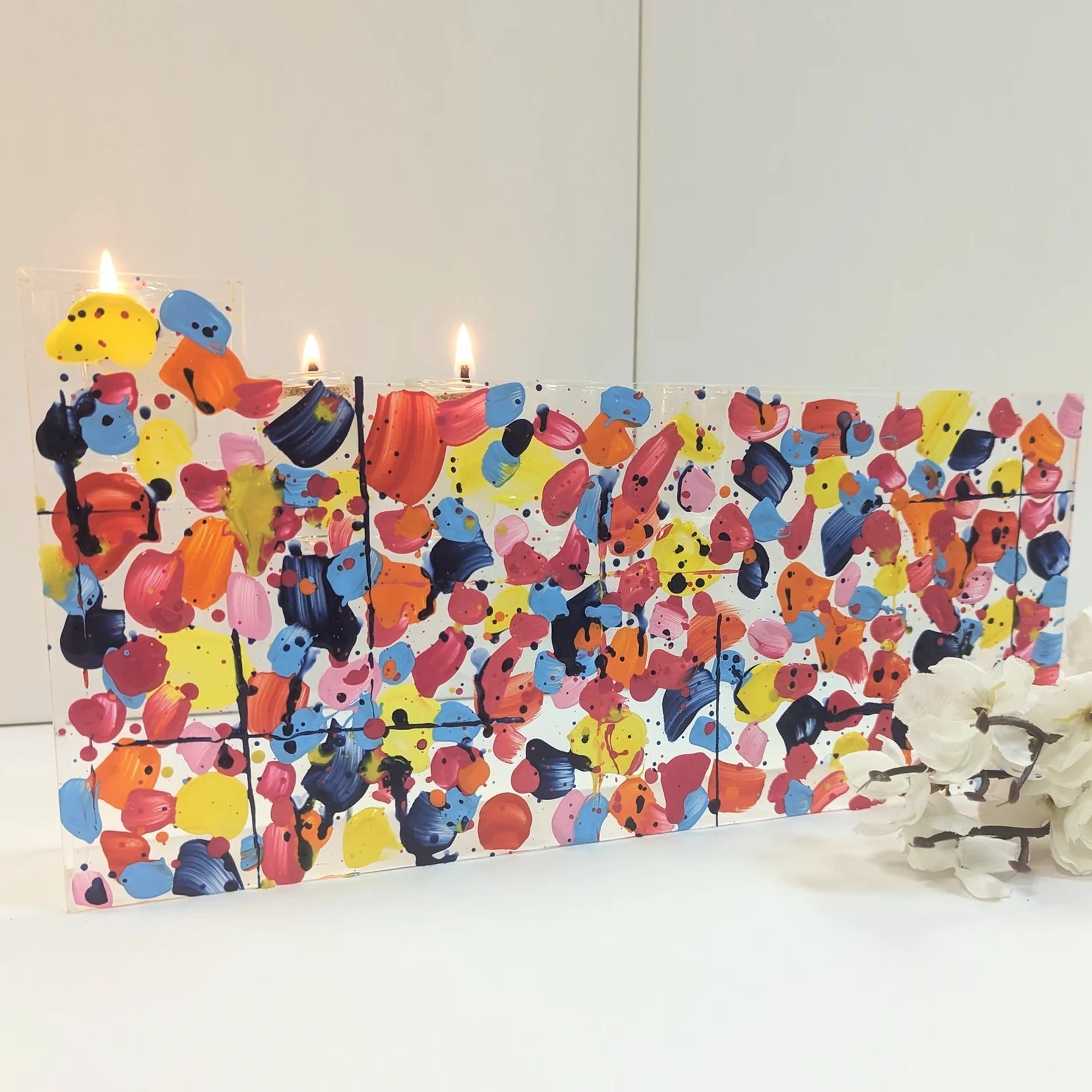 Chanukiah Colorful Life